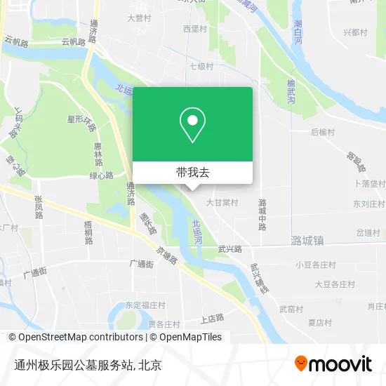 通州极乐园公墓服务站地图
