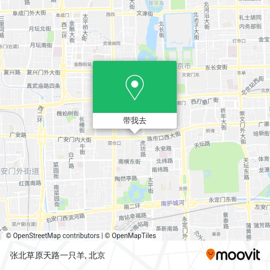 张北草原天路一只羊地图