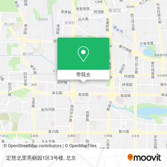 定慧北里亮丽园1区3号楼地图
