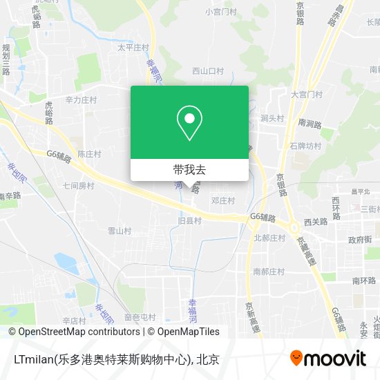 LTmilan(乐多港奥特莱斯购物中心)地图