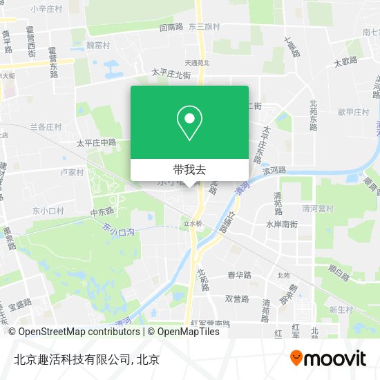 北京趣活科技有限公司地图