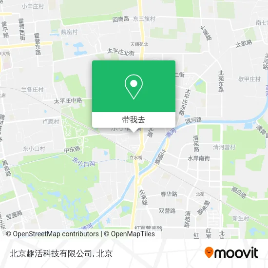 北京趣活科技有限公司地图