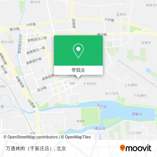 万通烤肉（于新庄店）地图