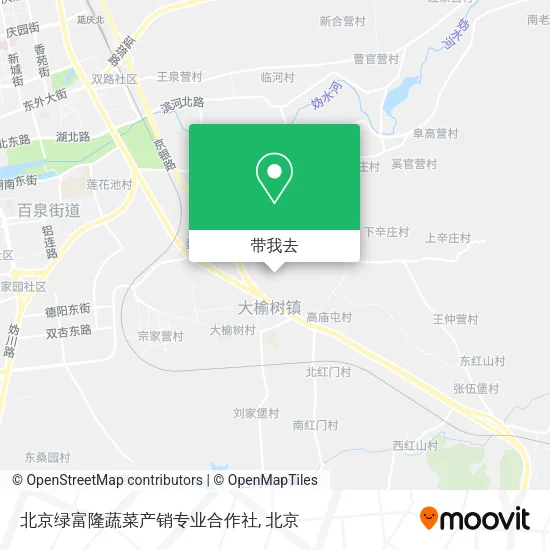 北京绿富隆蔬菜产销专业合作社地图