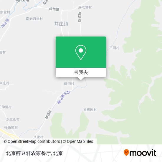 北京醉豆轩农家餐厅地图