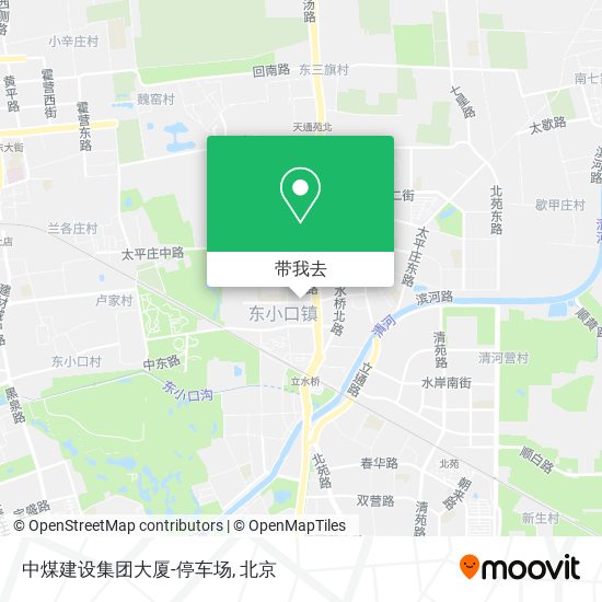 中煤建设集团大厦-停车场地图