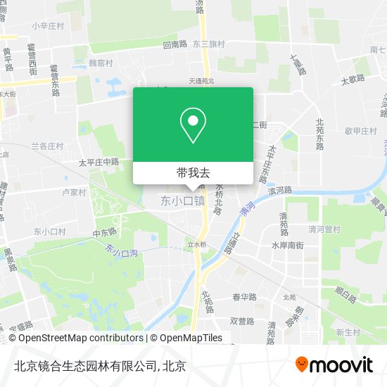 北京镜合生态园林有限公司地图