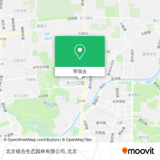 北京镜合生态园林有限公司地图