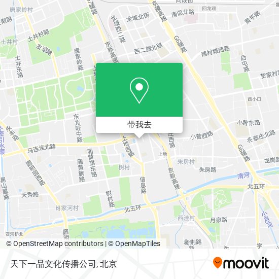 天下一品文化传播公司地图