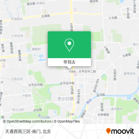 天通西苑三区-南门地图