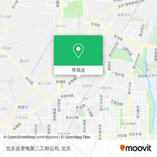 北京送变电第二工程公司地图