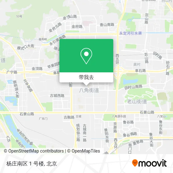 杨庄南区 1 号楼地图