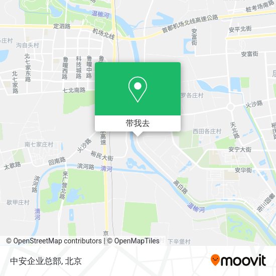 中安企业总部地图