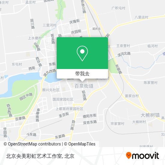 北京央美彩虹艺术工作室地图