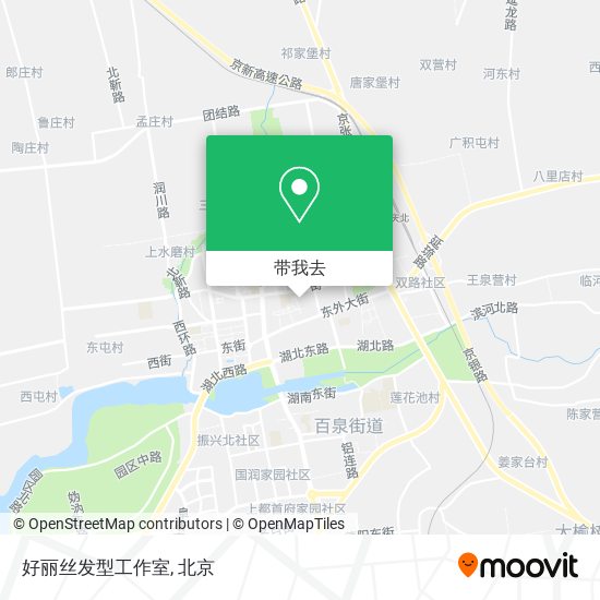 好丽丝发型工作室地图
