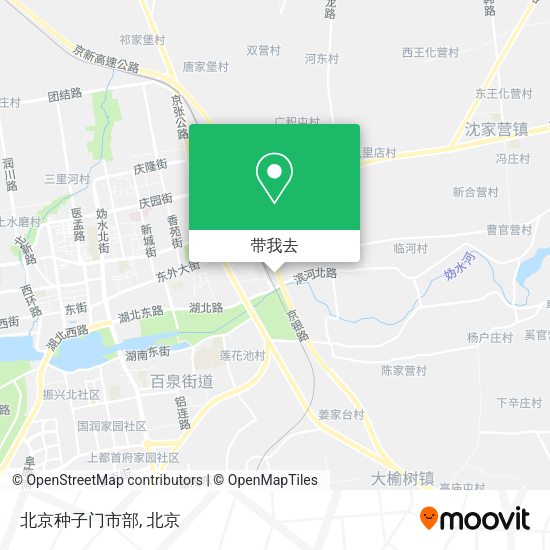 北京种子门市部地图