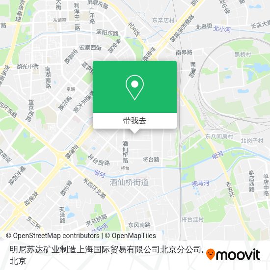 明尼苏达矿业制造上海国际贸易有限公司北京分公司地图