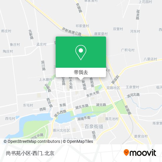 尚书苑小区-西门地图