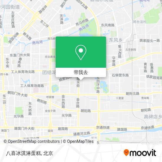 八喜冰淇淋蛋糕地图