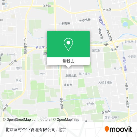北京黄村企业管理有限公司地图