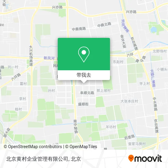 北京黄村企业管理有限公司地图