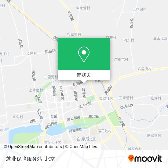 就业保障服务站地图