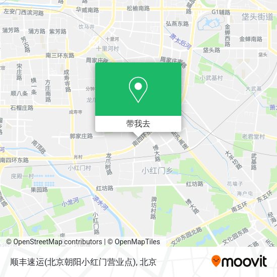 顺丰速运(北京朝阳小红门营业点)地图