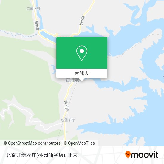 北京开新农庄(桃园仙谷店)地图