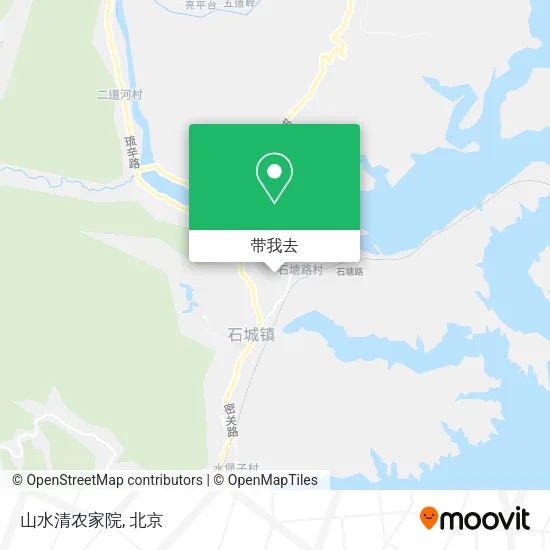 山水清农家院地图