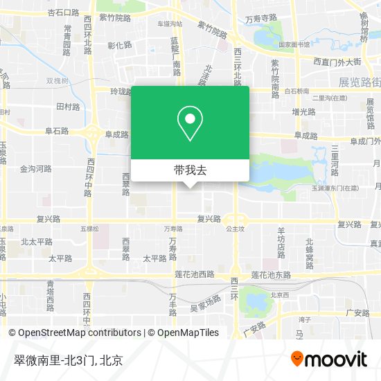 翠微南里-北3门地图