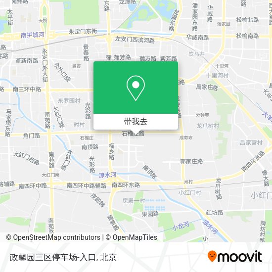 政馨园三区停车场-入口地图