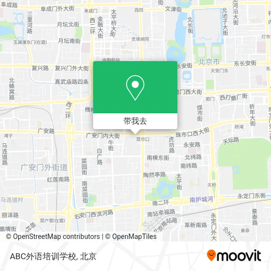 ABC外语培训学校地图