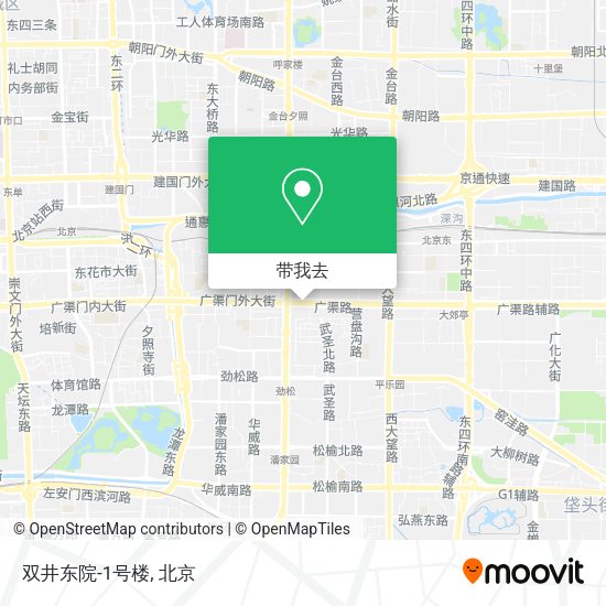 双井东院-1号楼地图
