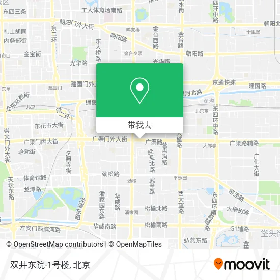 双井东院-1号楼地图