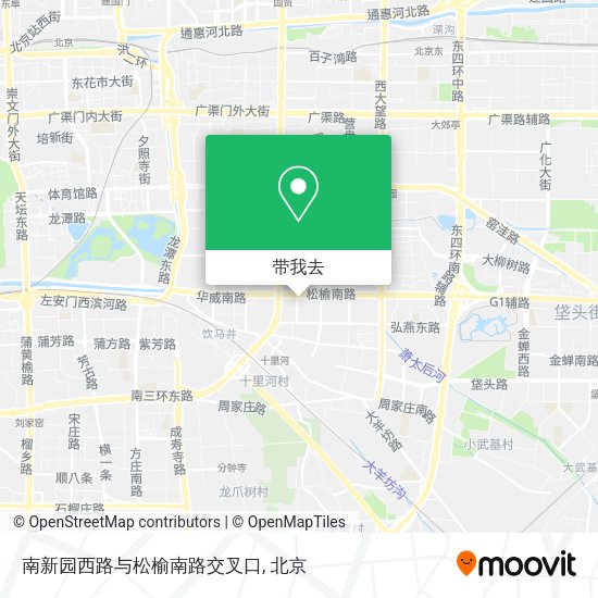 南新园西路与松榆南路交叉口地图