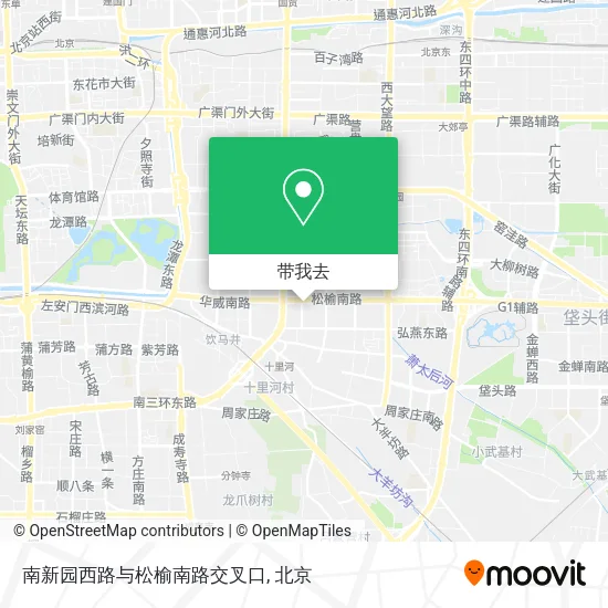 南新园西路与松榆南路交叉口地图