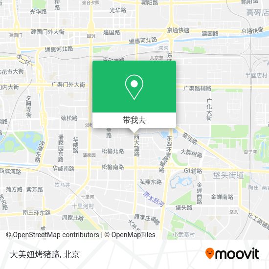 大美妞烤猪蹄地图