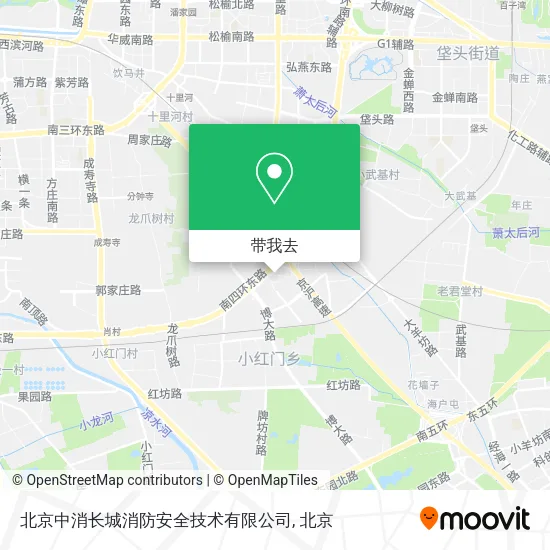 北京中消长城消防安全技术有限公司地图