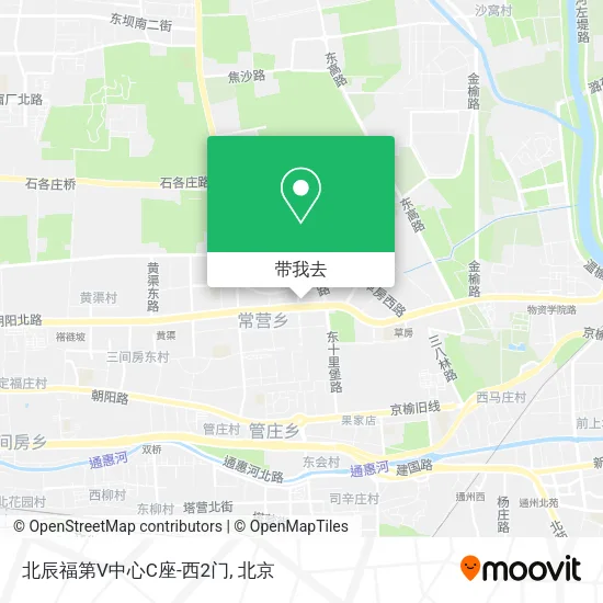 北辰福第V中心C座-西2门地图