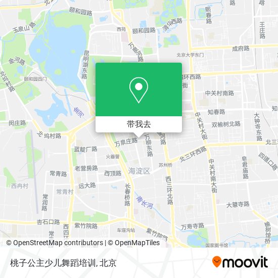 桃子公主少儿舞蹈培训地图