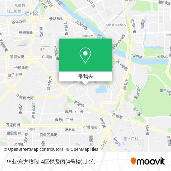 华业·东方玫瑰-A区悦贤阁(4号楼)地图