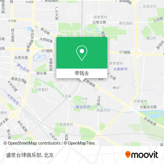 盛世台球俱乐部地图