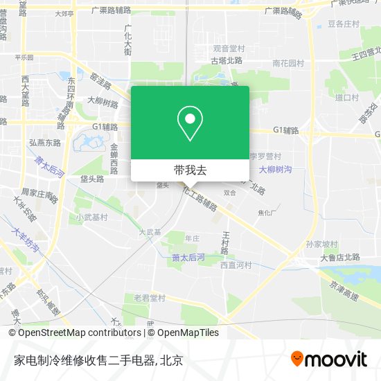 家电制冷维修收售二手电器地图