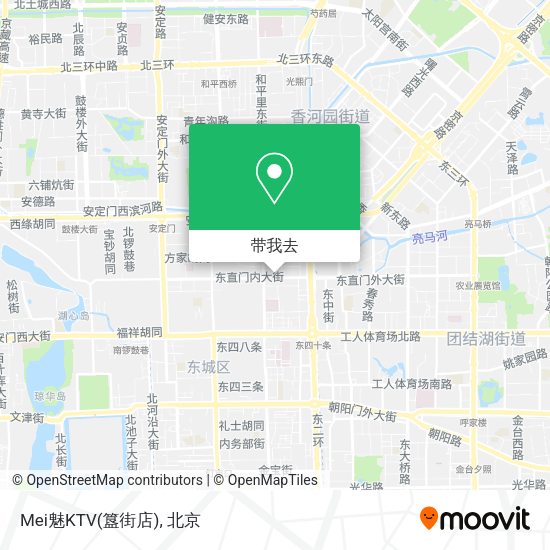Mei魅KTV(簋街店)地图