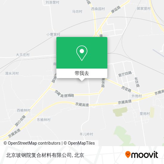 北京玻钢院复合材料有限公司地图