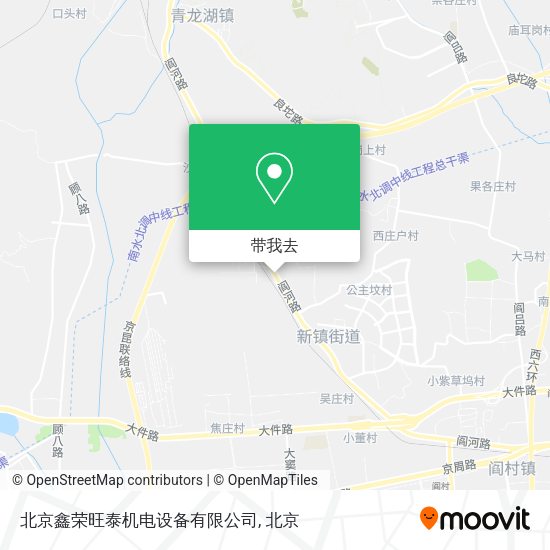 北京鑫荣旺泰机电设备有限公司地图
