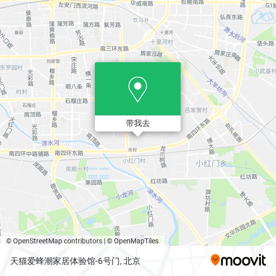 天猫爱蜂潮家居体验馆-6号门地图