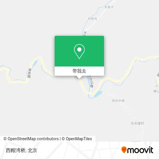 西帽湾桥地图