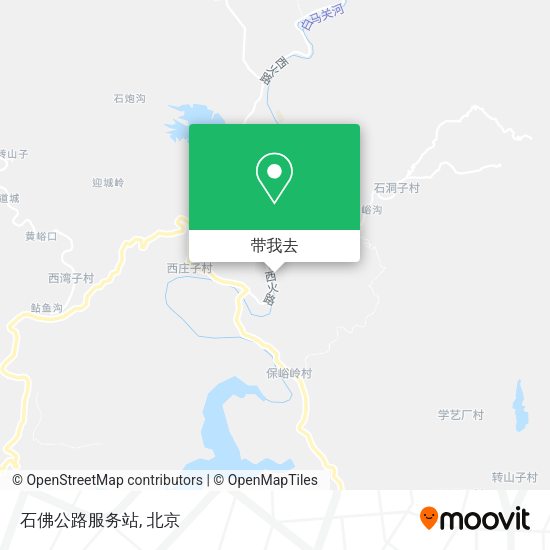 石佛公路服务站地图