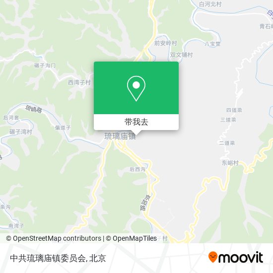 中共琉璃庙镇委员会地图